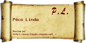Pécs Linda névjegykártya